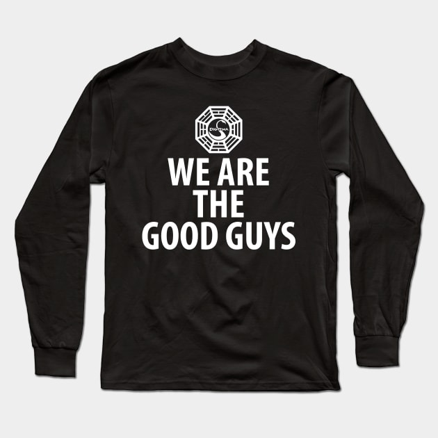 Lost Original Dharma initiative symbol - "We are the good guys!" Long Sleeve T-Shirt by Nysa Design